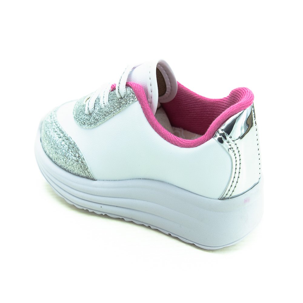 Tênis Infantil Menina Molekinha 2731.307 - Branco Branco 3