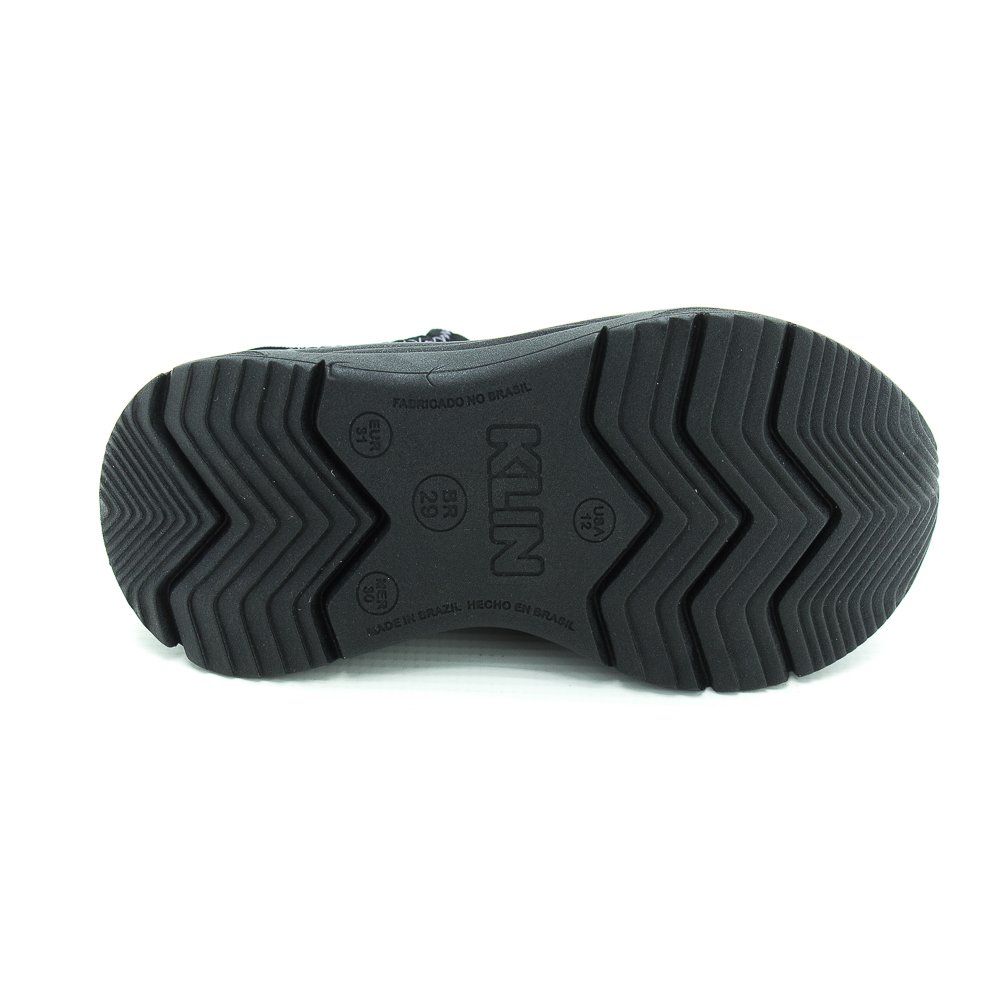 Tênis Infantil Menina Klin New Sport Kids - Preto Preto 4