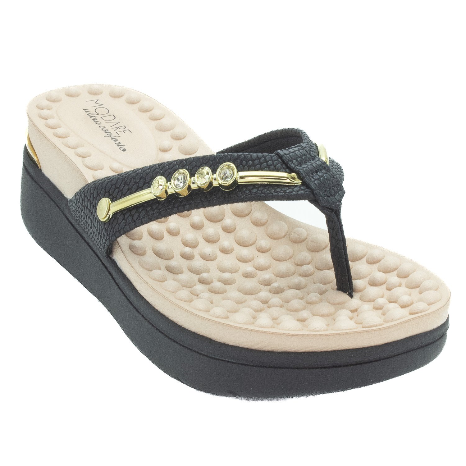 Tamanco Feminino Modare 7151.115 - Preto Preto 2