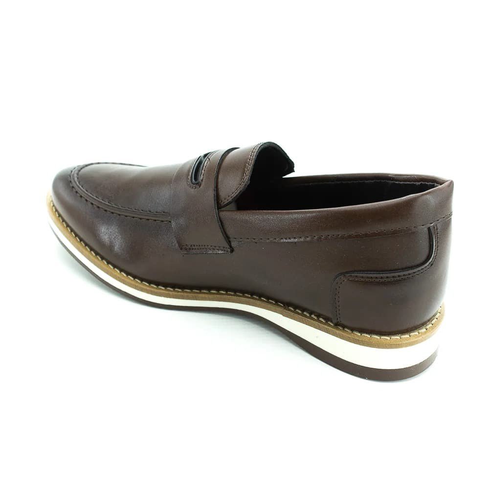 Sapato Social Masculino Code Fp2010 - Marrom Marrom 3