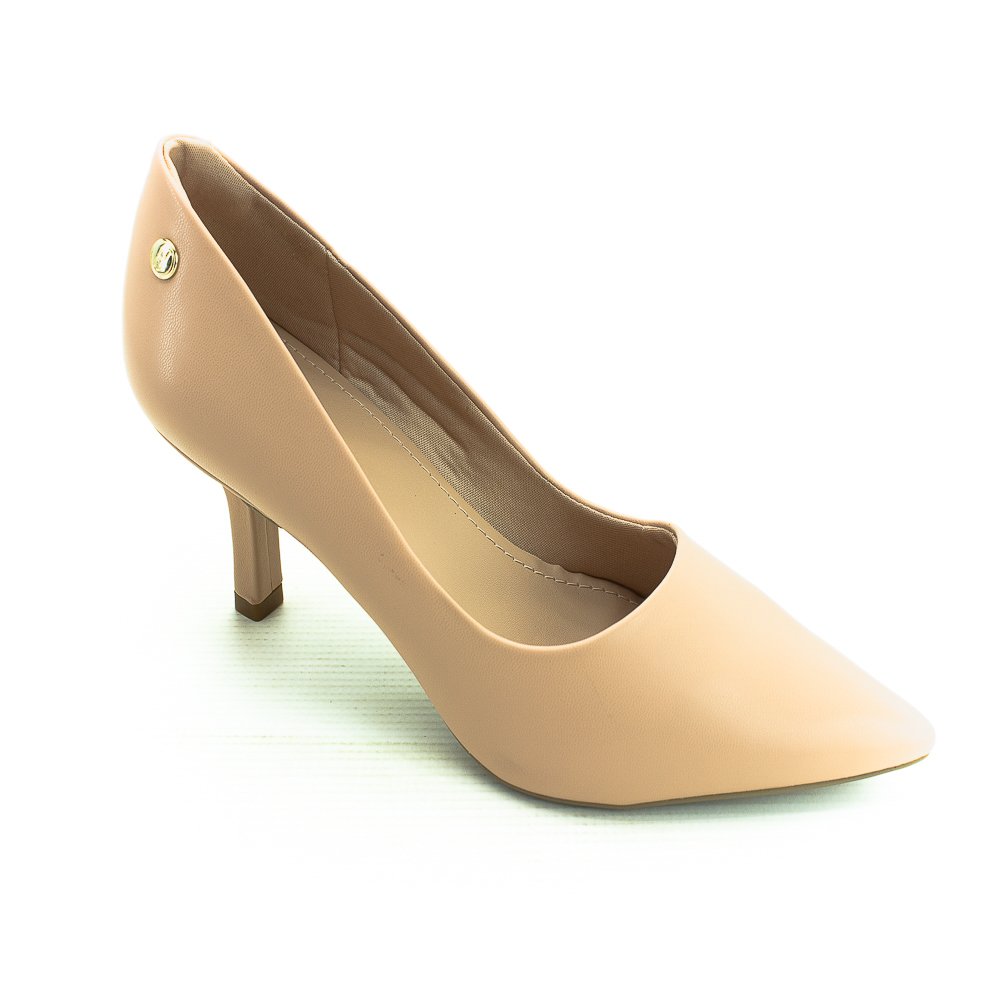 Scarpin Feminina Offline 5601.22939 - Nude Bege 2