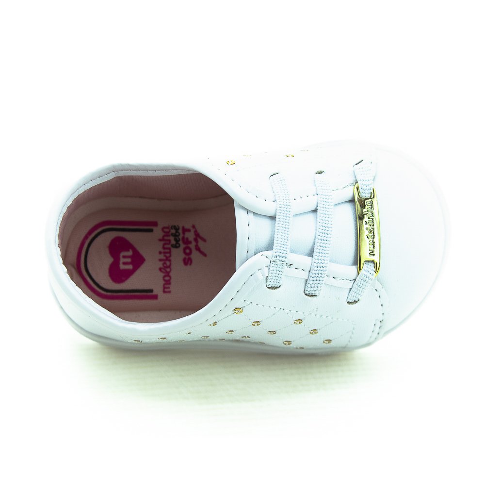 Tênis Infantil Menina Molekinha 2118.582 - Branco Branco 5