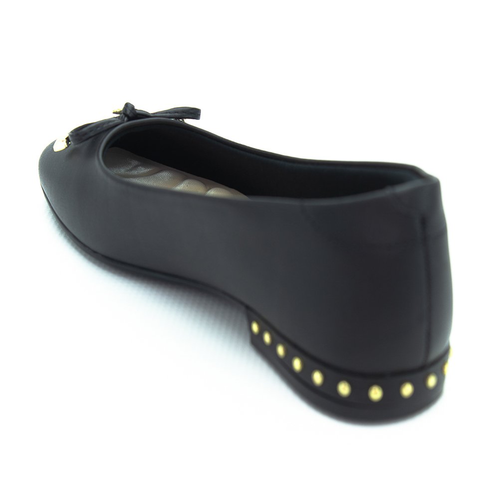 Sapatilha Feminina Moleca 5820.201 - Preto Preto 3