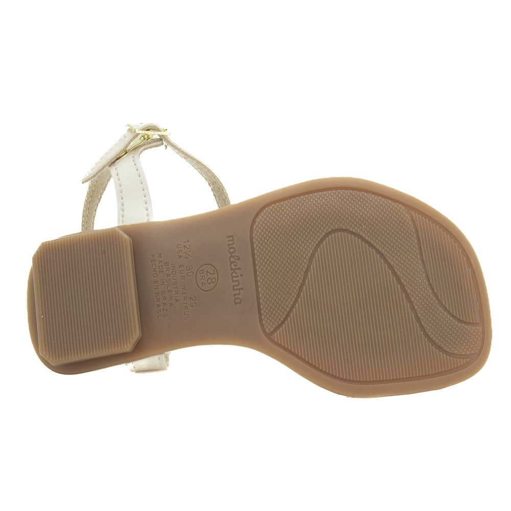 Sandália Infantil Menina Molekinha 2354.124 - Creme Bege 4