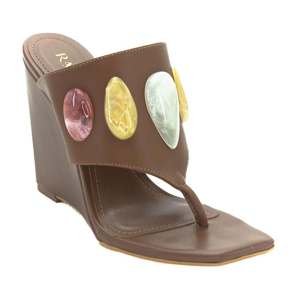 Tamanco Feminino Ramony 5519/504 - Marrom Marrom 2