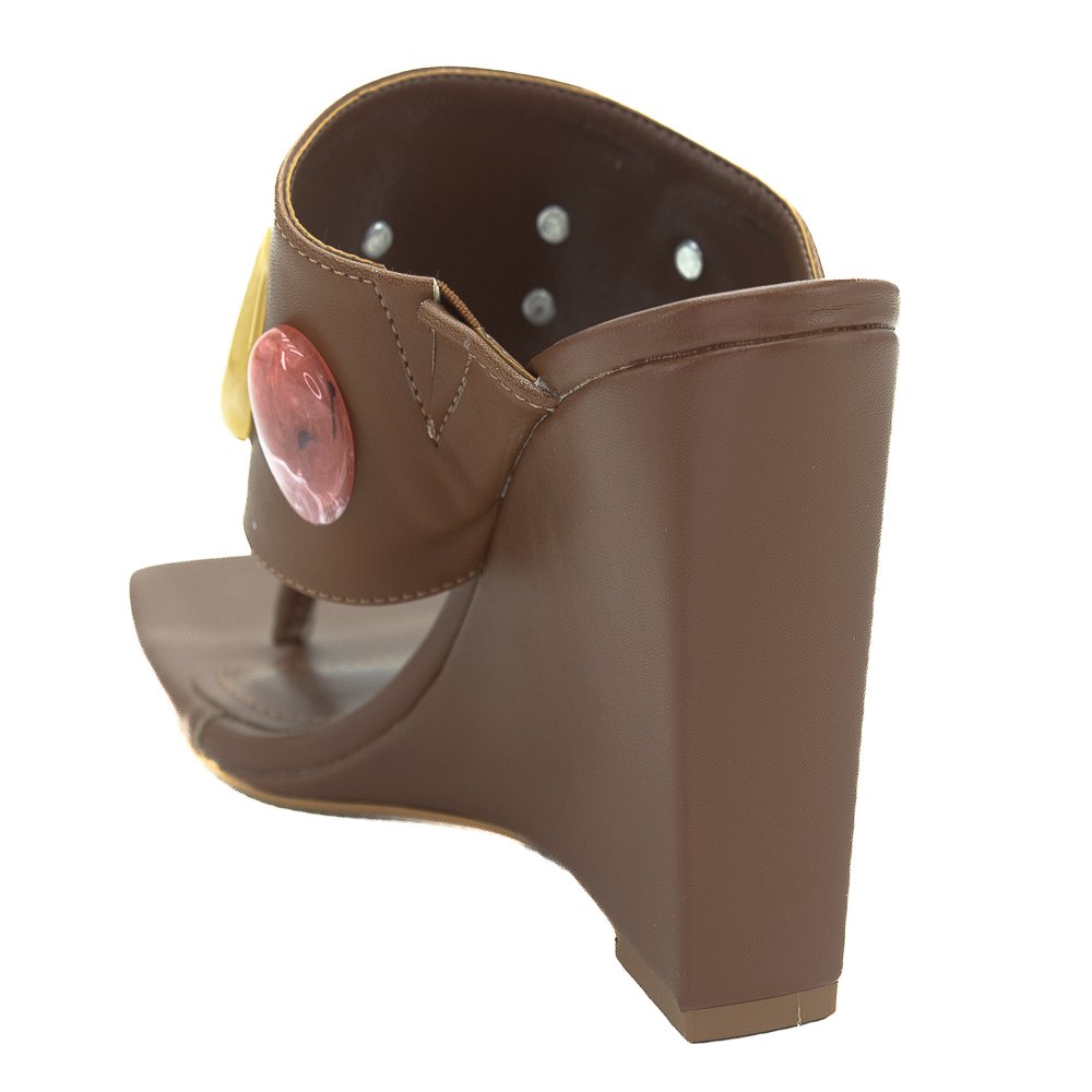 Tamanco Feminino Ramony 5519/504 - Marrom Marrom 3