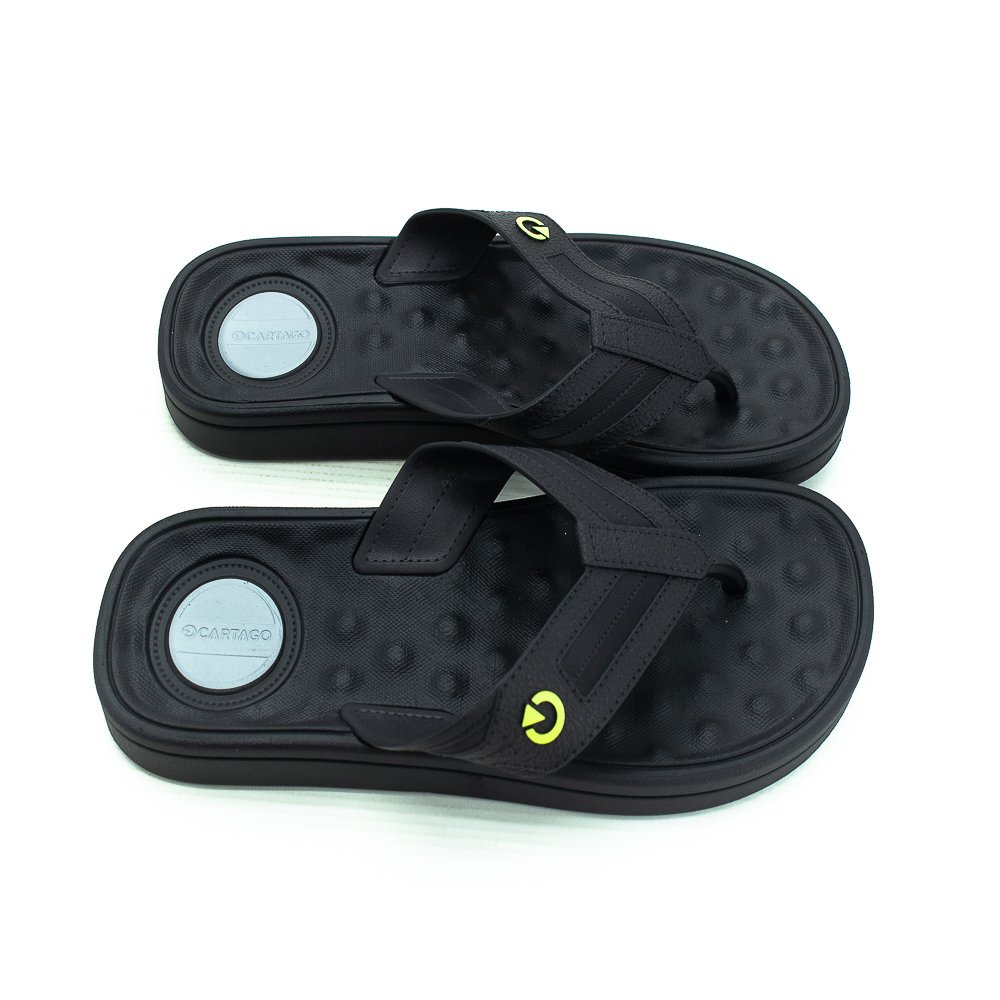 Chinelo Masculino Cartago Alabama D - Preto Preto 2
