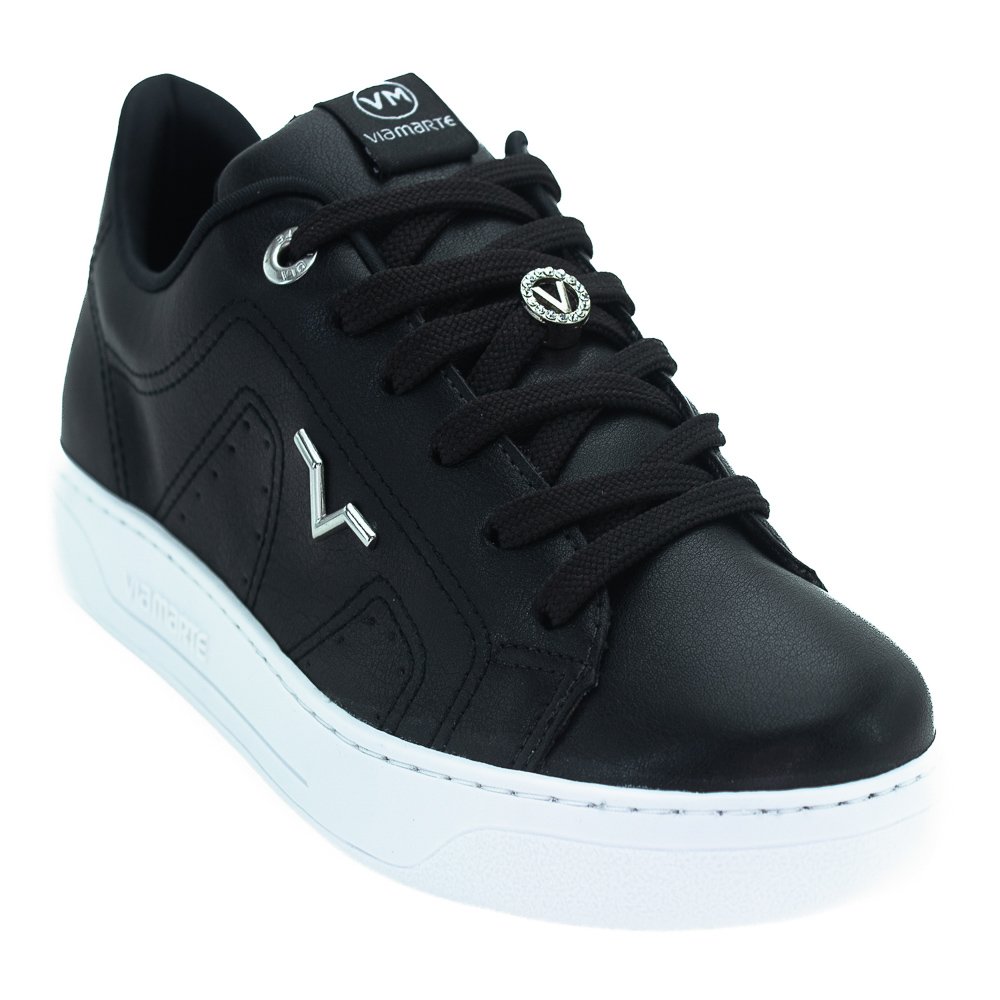 Tênis Feminino Via Marte 020-012-01 - Preto Preto 2