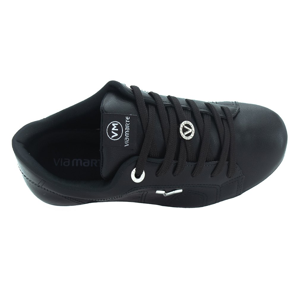 Tênis Feminino Via Marte 020-012-01 - Preto Preto 5