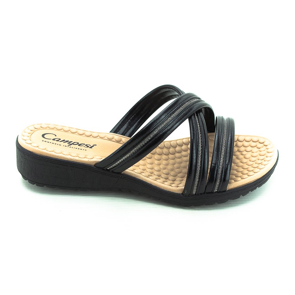 Tamanco Feminino Campesi Cp501 - Preto