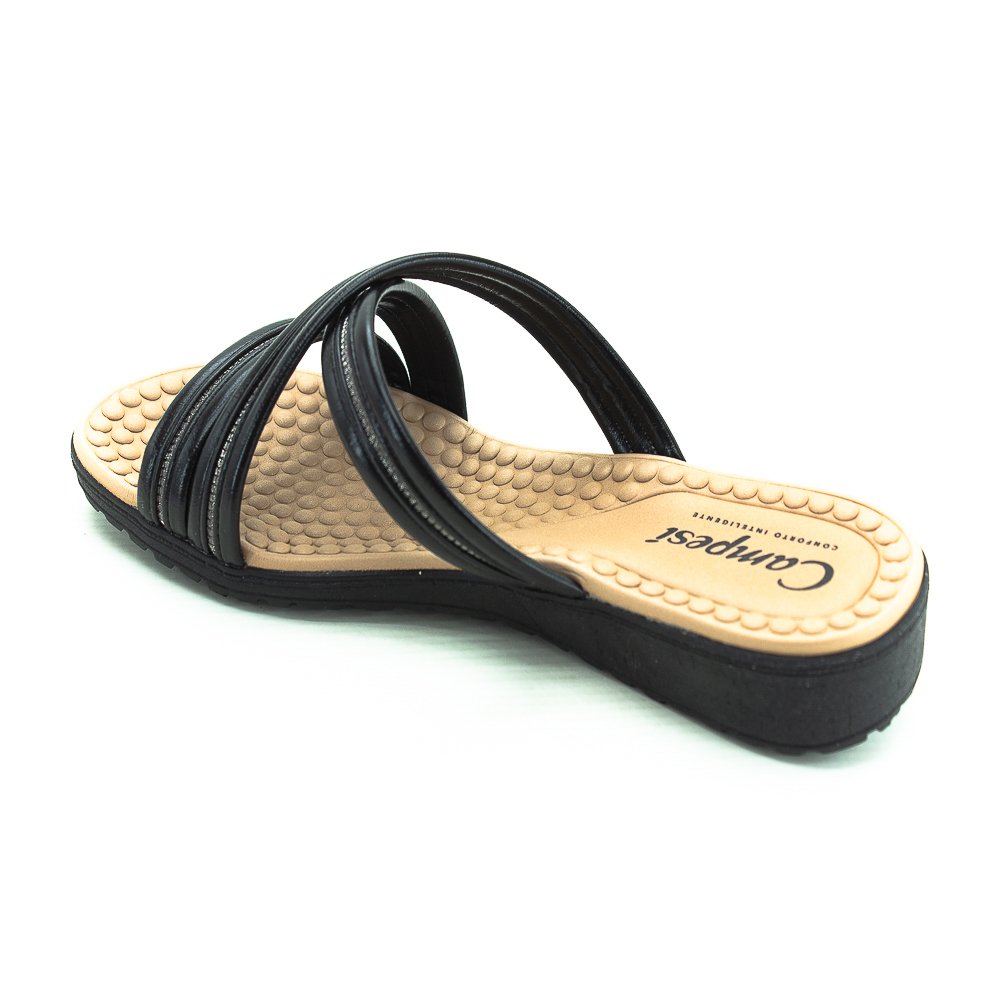 Tamanco Feminino Campesi Cp501 - Preto Preto 2