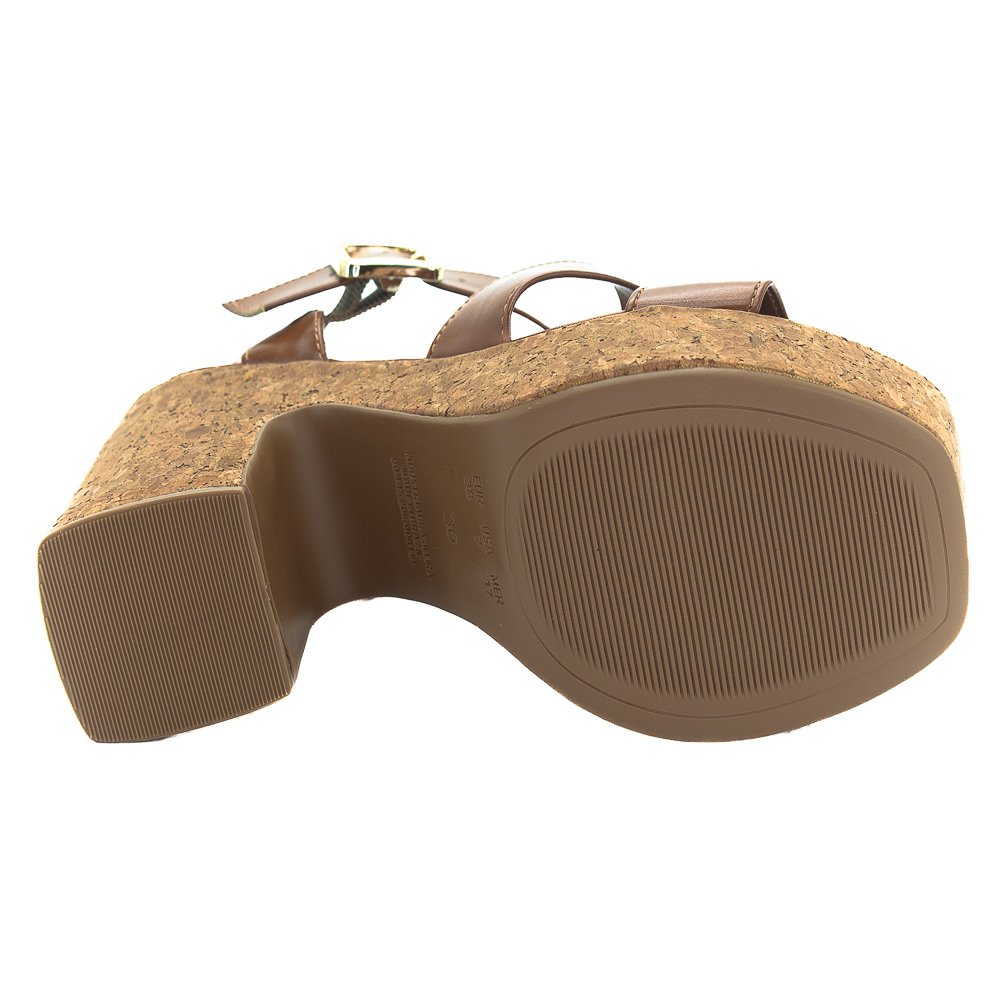 Sandália Feminina Bebecê T5119-054 - Marrom Marrom 4