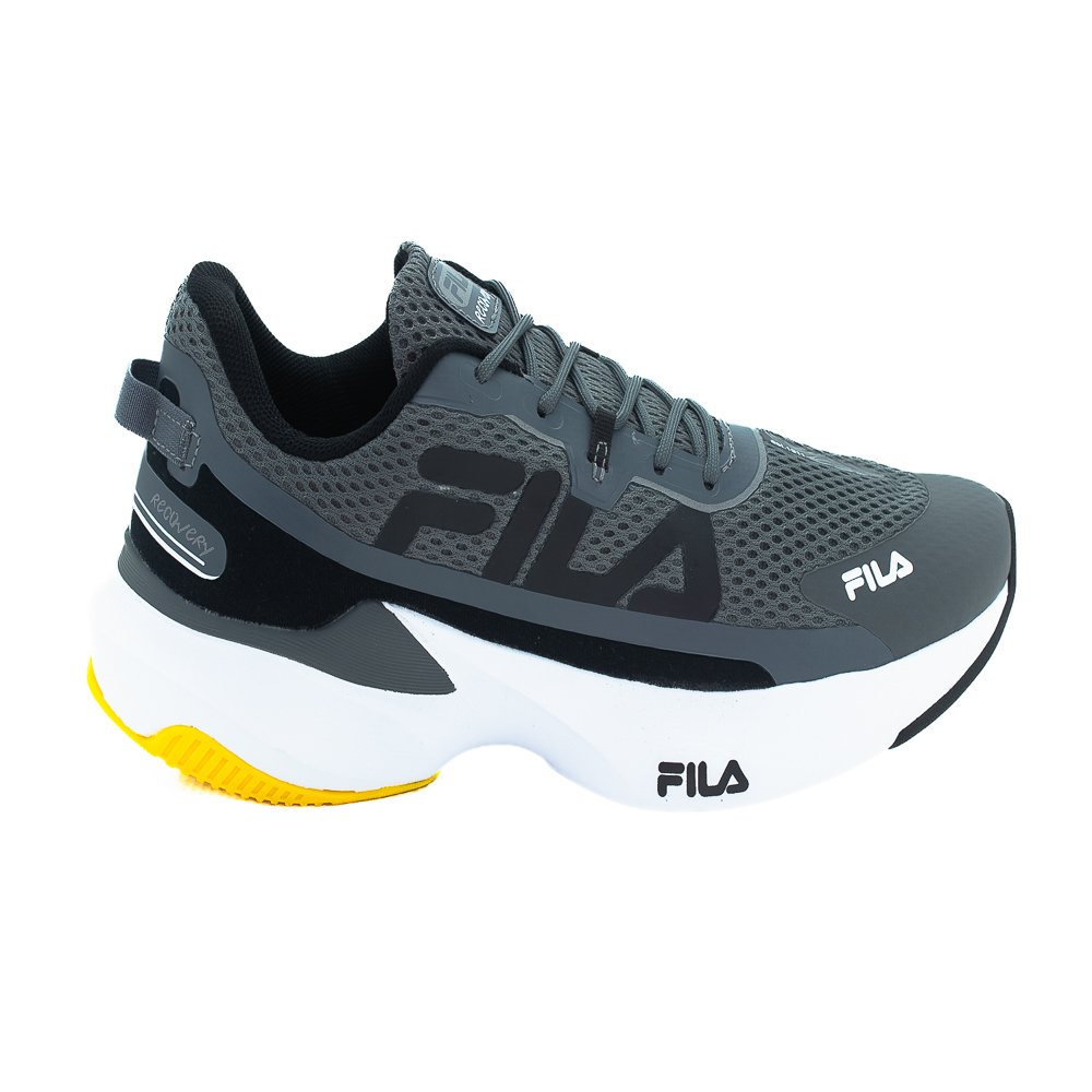 Tênis Masculino Fila Recovery - Cinza