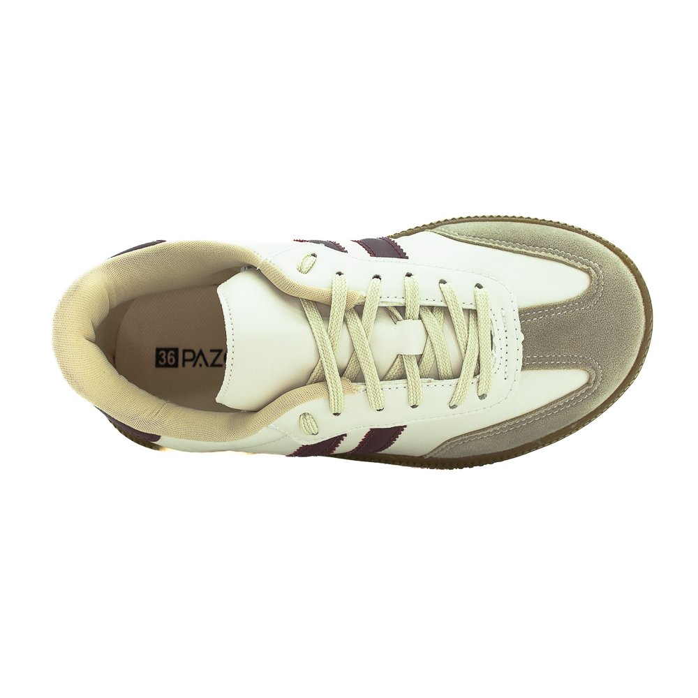 Tênis Feminino Pazolla Pz-32 - Off White Branco 5