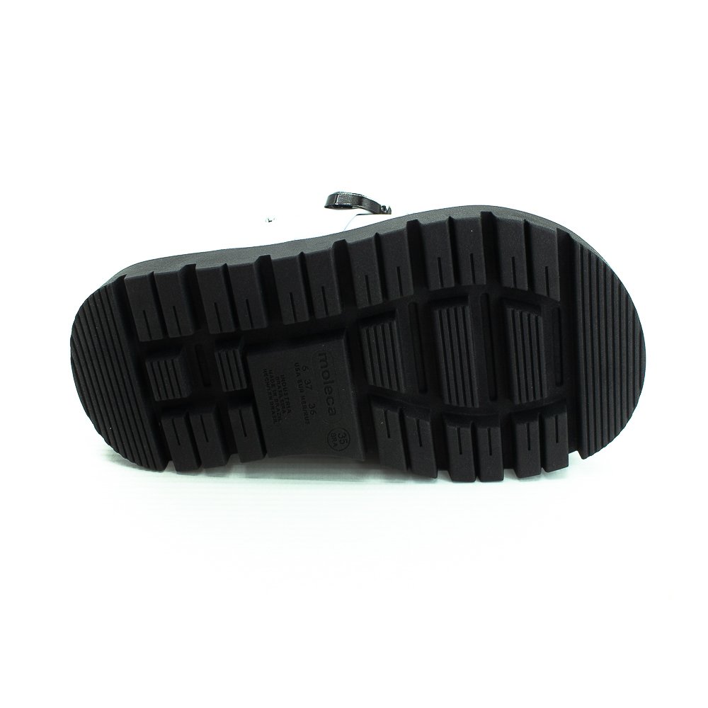 Papete Feminina Moleca 5504.103 - Branco Branco 4