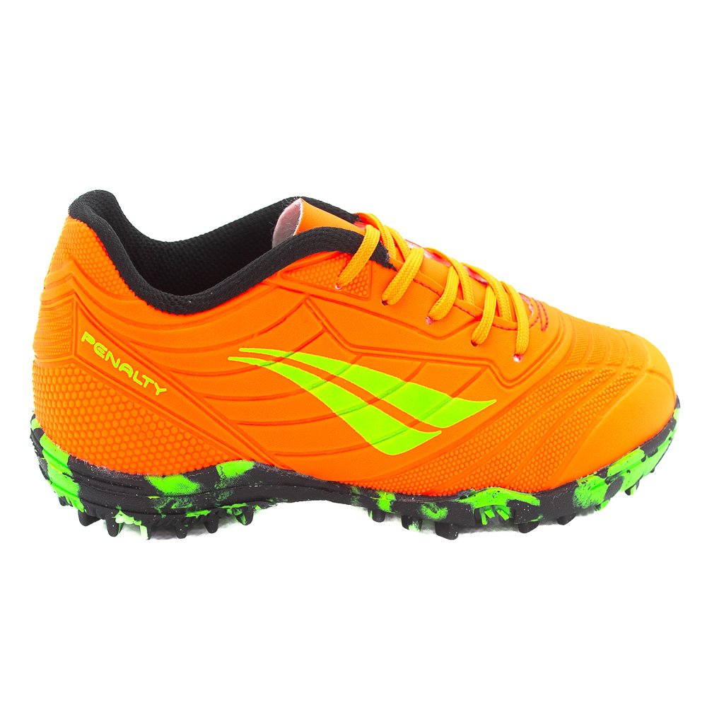 Chuteira Society Infantil Menino Penalty Matis Xxi - Laranja