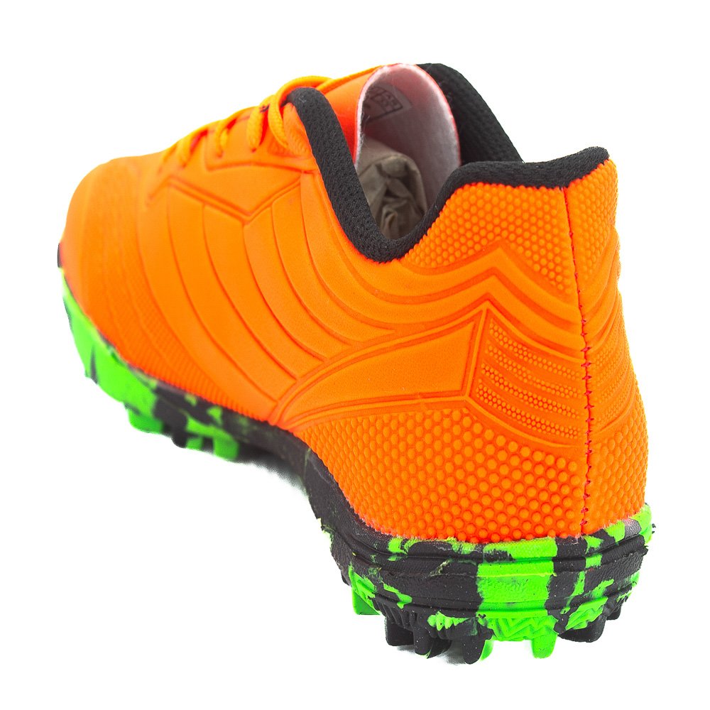 Chuteira Society Infantil Menino Penalty Matis Xxi - Laranja Laranja 3