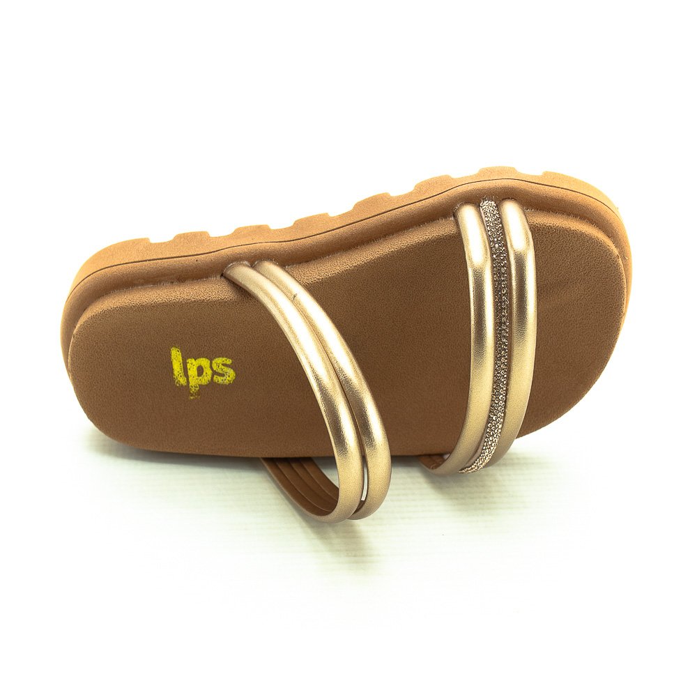 Papete Infantil Menina World Colors 167.038 - Bronze Marrom/Dourado 5