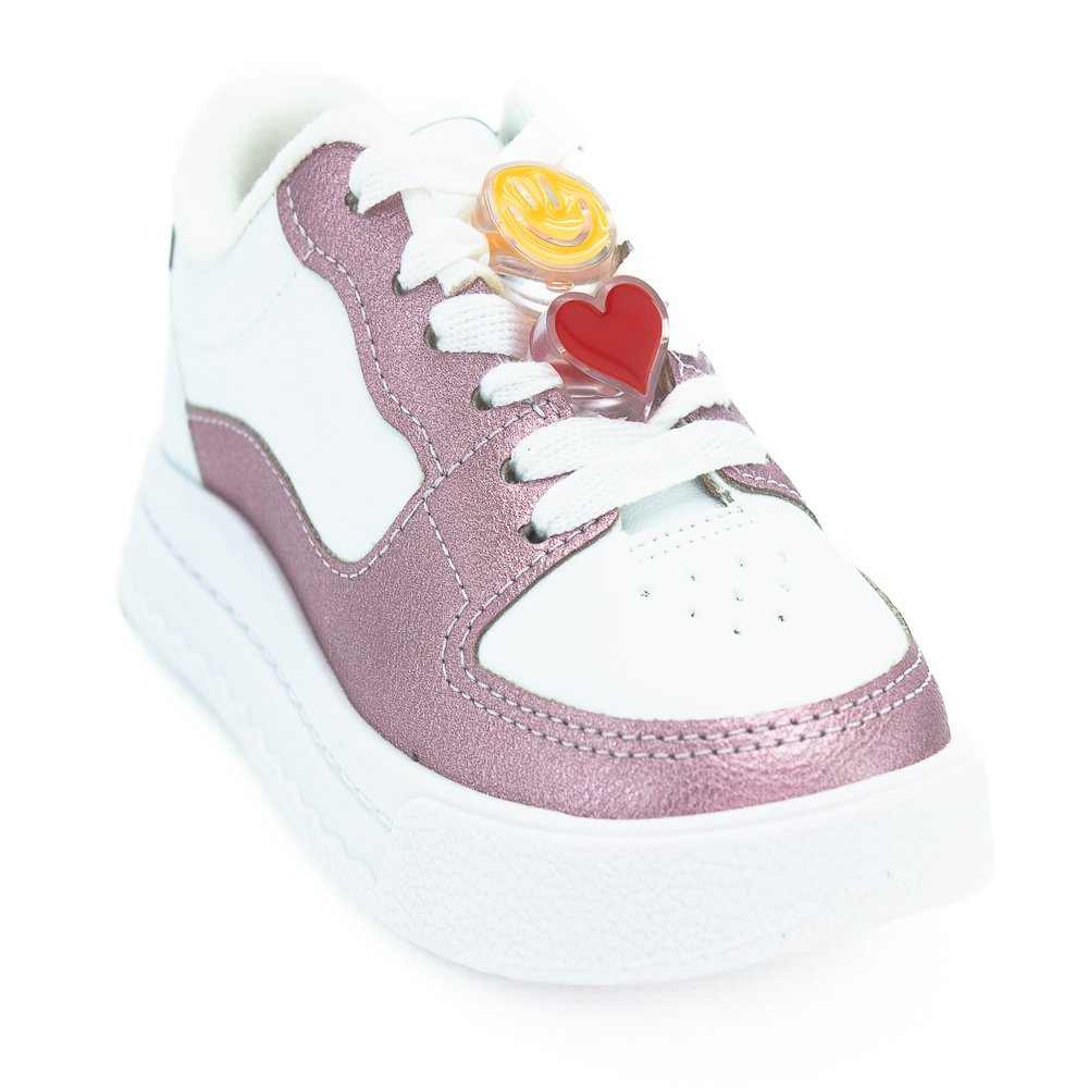 Tênis Infantil Menina Molekinha 2575.107 - Branco Branco 2