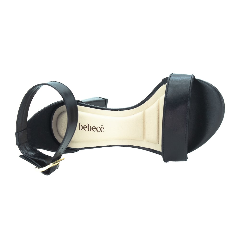 Sandália Feminina Bebecê T6059-500 - Preto Preto 5