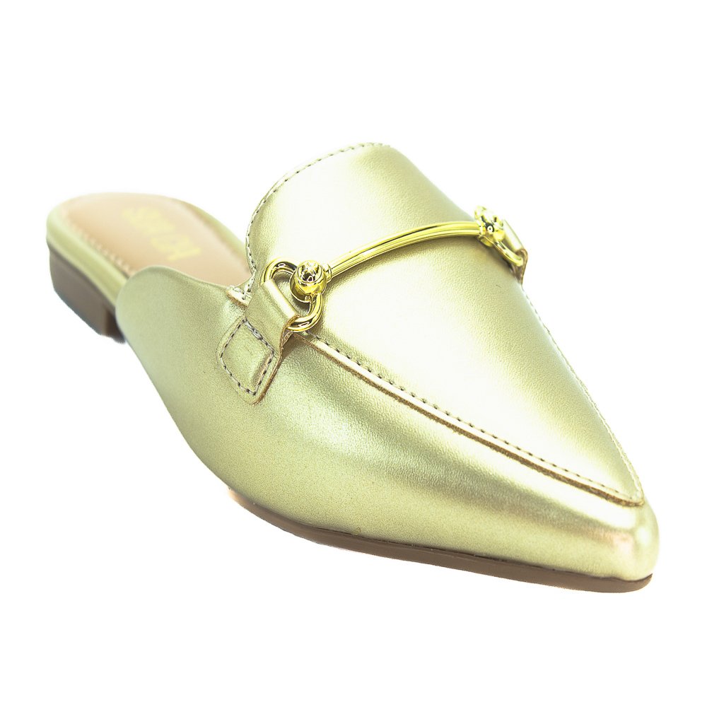 Mule Feminino Sua Cia 8189.15626 - Dourado Dourado 2