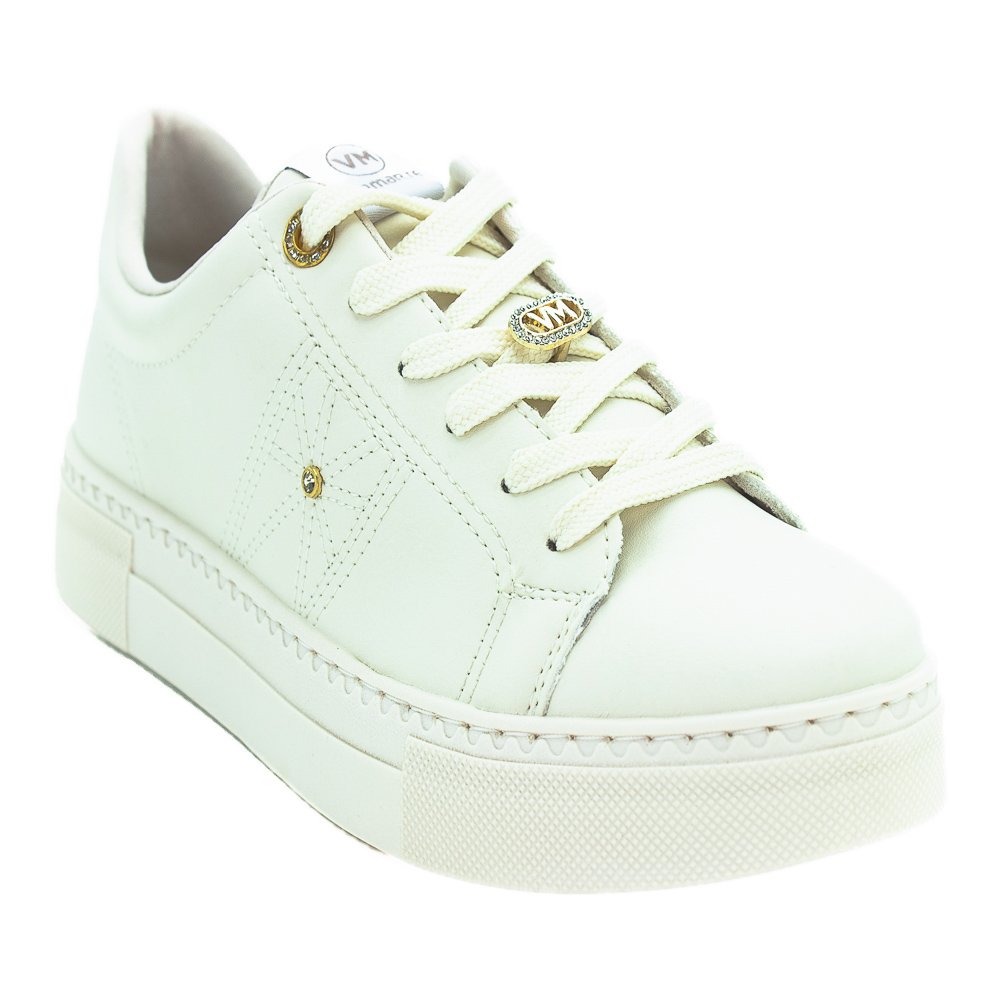 Tênis Feminino Via Marte 138.005-04 - Off White Branco 2