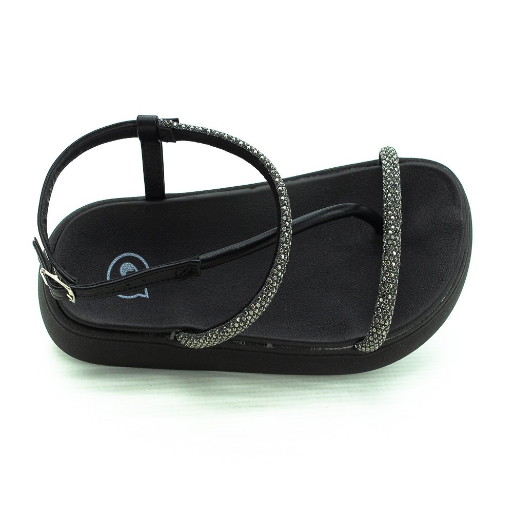 Sandália Infantil Menina Molekinha 2358.107 - Preto Preto 5