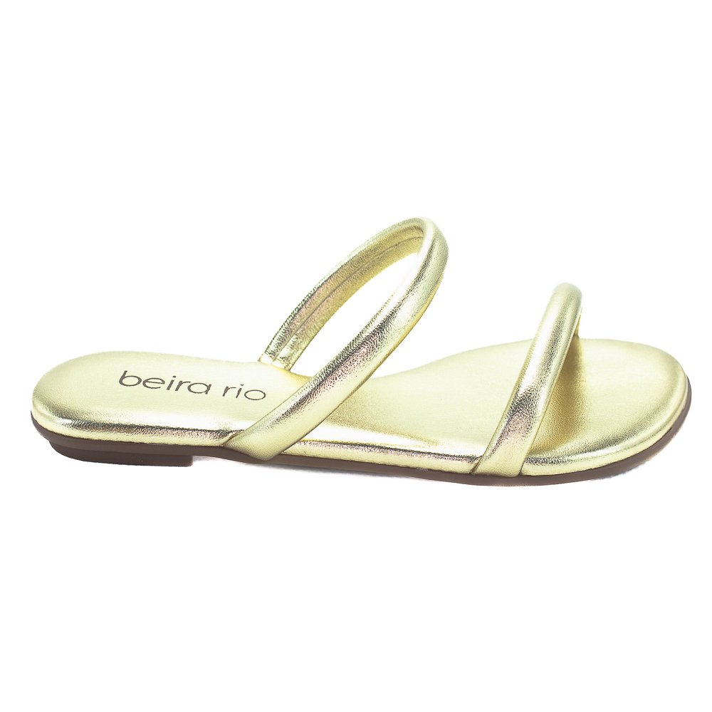 Rasteira Feminina Beira Rio 8384.752 - Dourado
