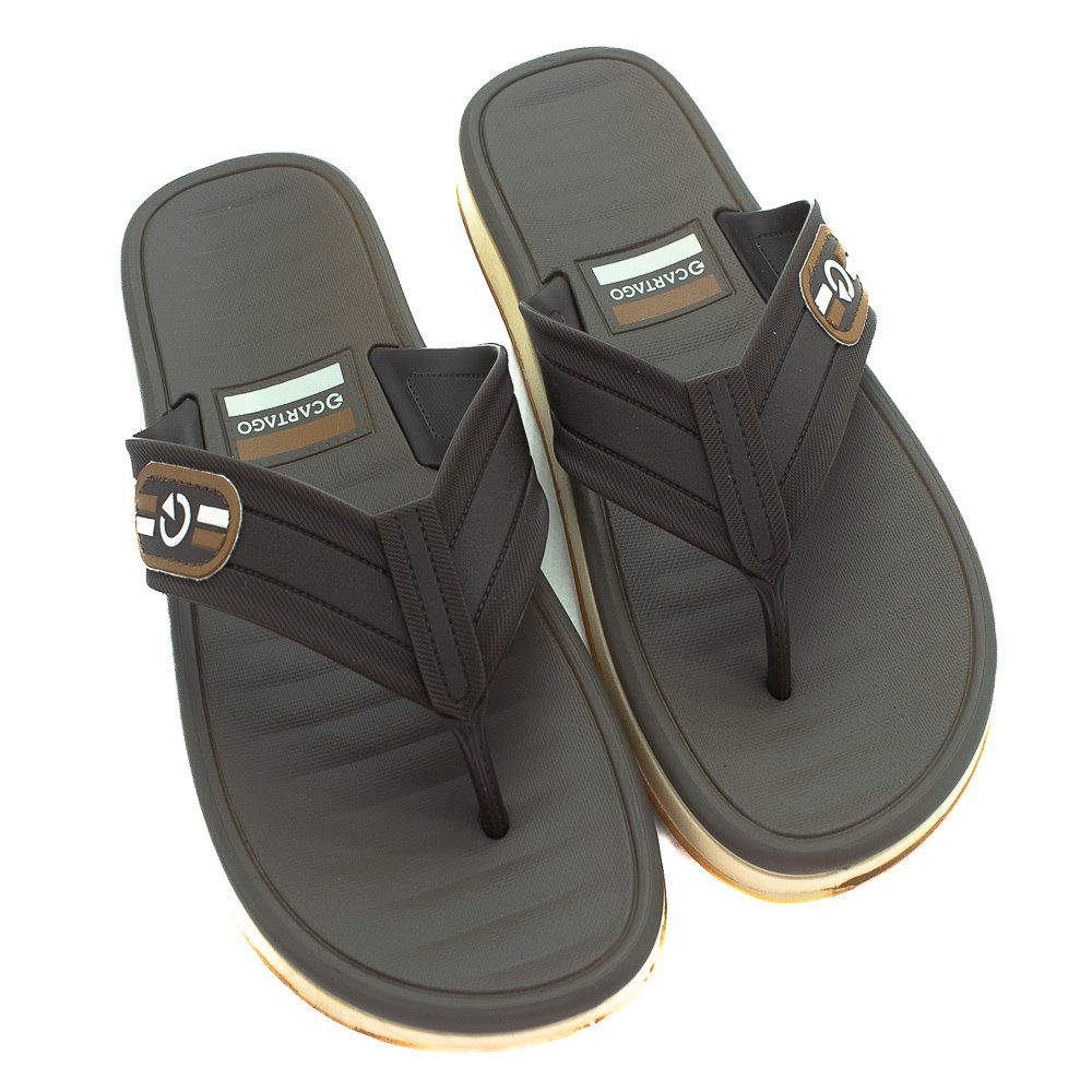 Chinelo Masculino Cartago Paris II - Marrom