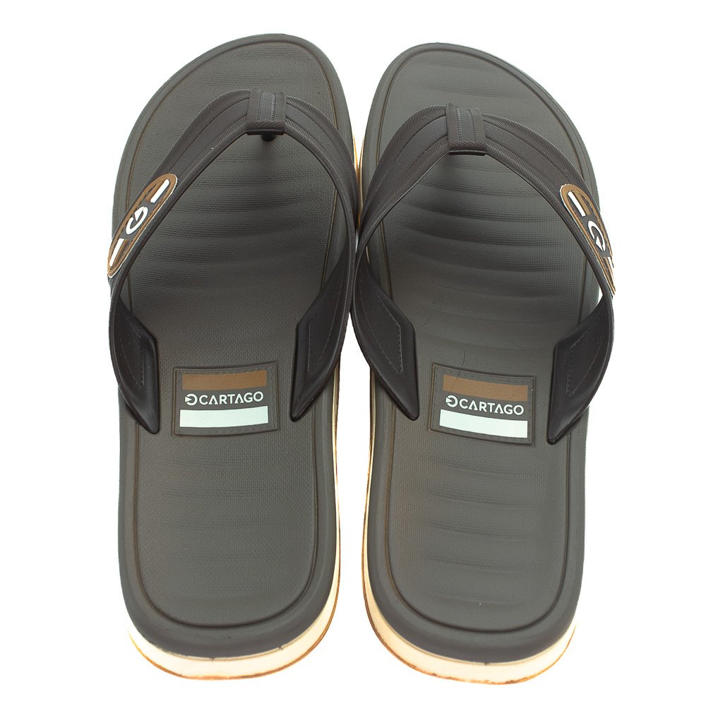 Chinelo Masculino Cartago Paris II - Marrom Marrom 3