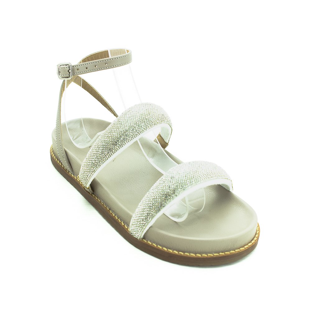 Sandália Feminina Ana Laura 23973 - Off White Branco 3
