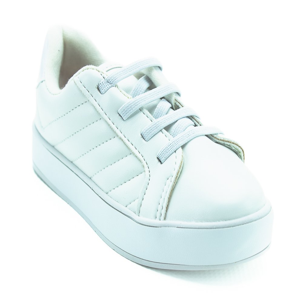 Tênis Infantil Menina Molekinha 2520.147 - Branco Branco 2