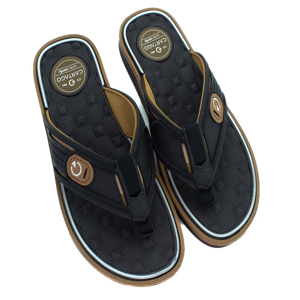Chinelo Masculino Cartago Lyon Iv - Preto