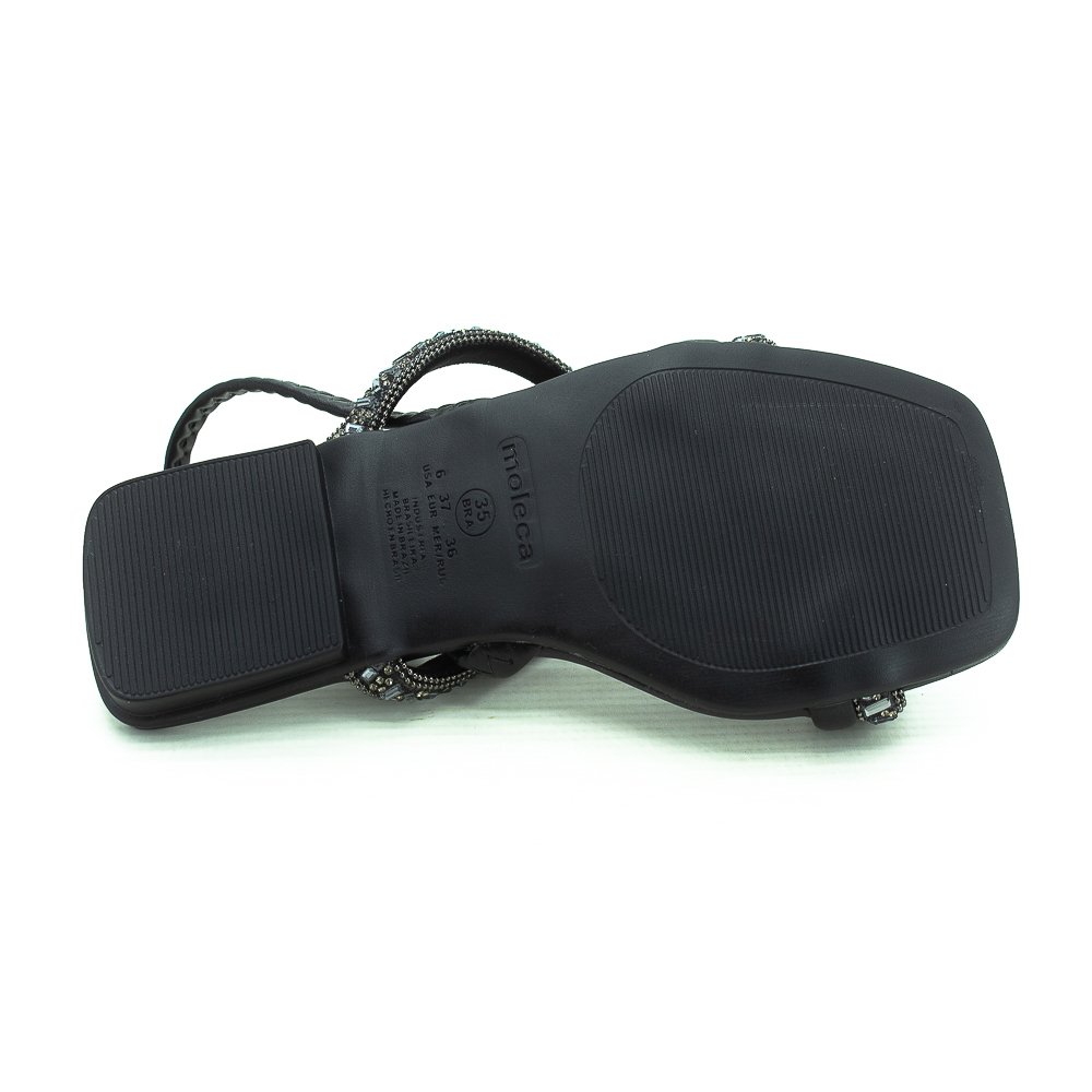 Sandália Feminina Moleca 5462.111 - Preto Preto 4