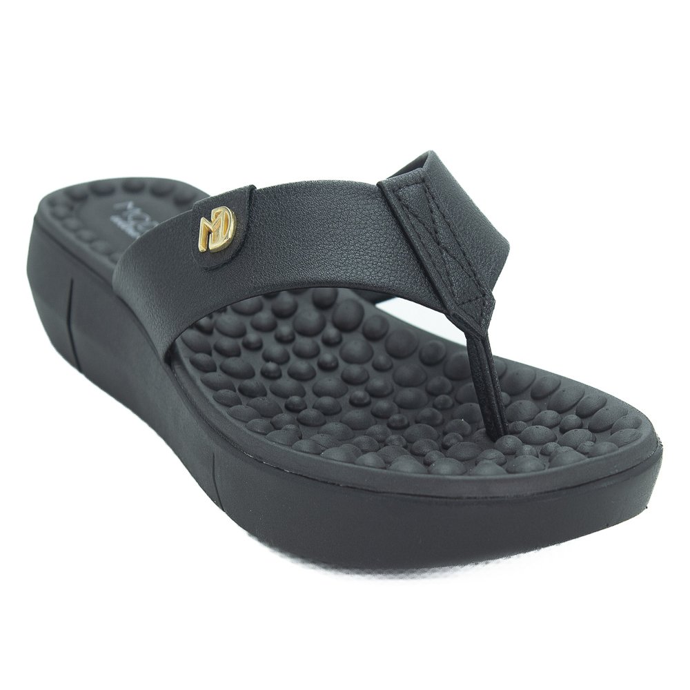 Chinelo Feminino Modare 7142.106 - Preto Preto 2