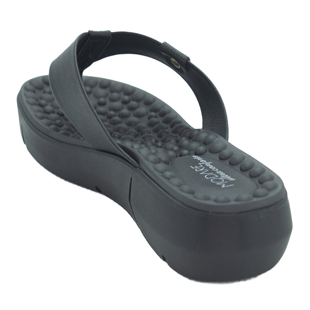 Chinelo Feminino Modare 7142.106 - Preto Preto 3