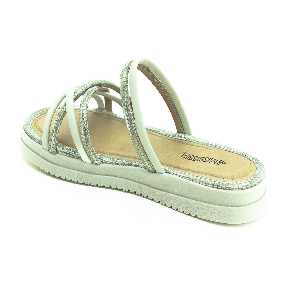 Papete Feminina Mississipi Mb221 - Off White Branco 4