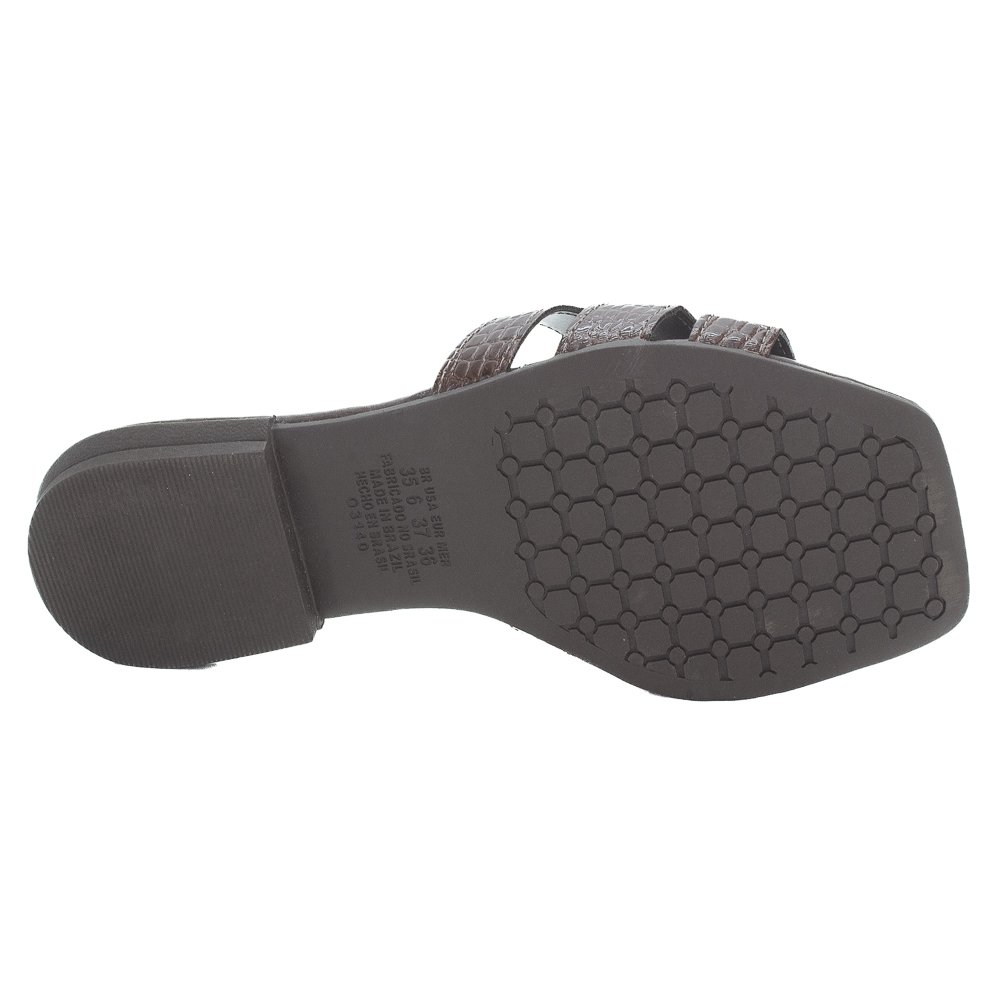 Rasteira Feminina Mississipi MF693 - Marrom Marrom 4