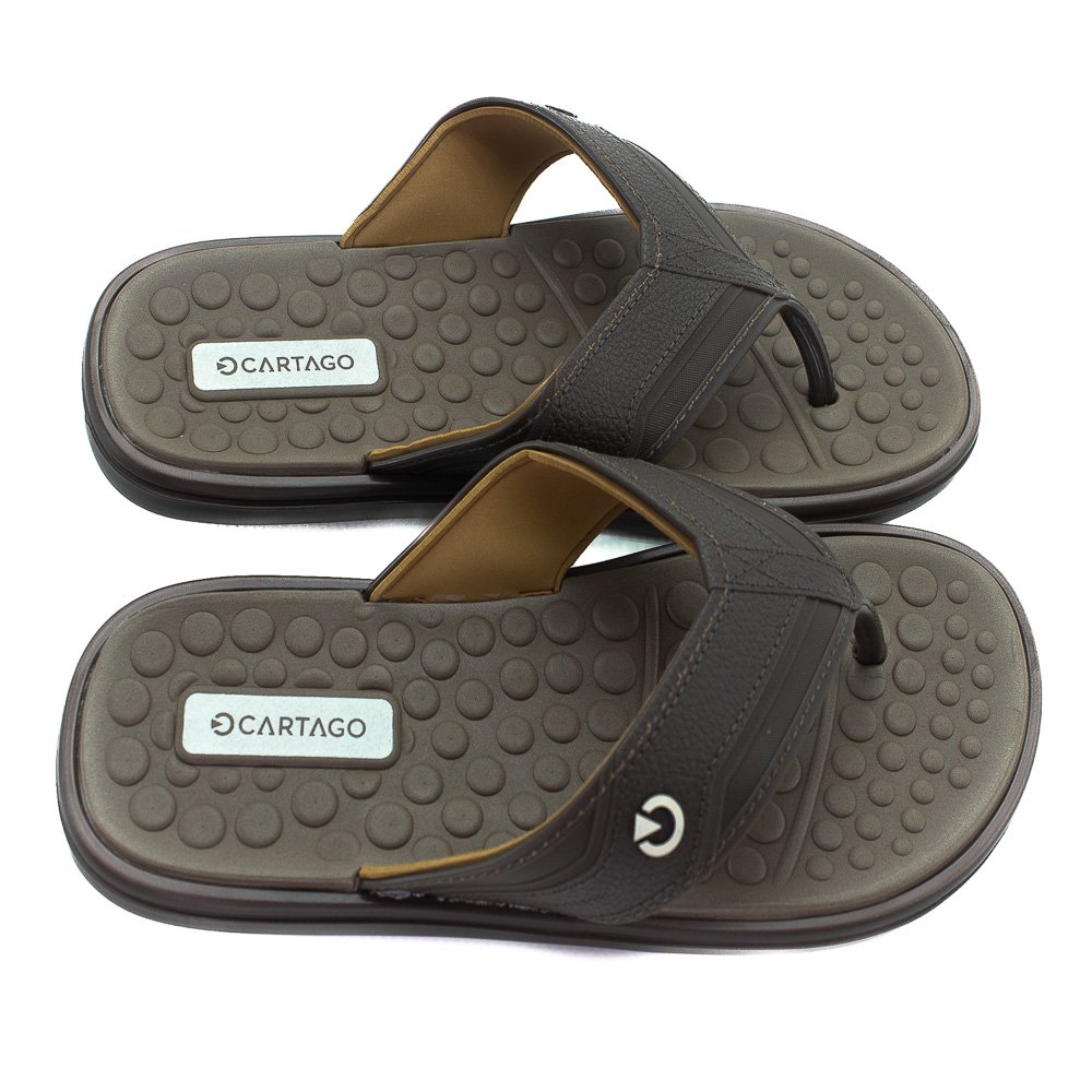 Chinelo Masculino Cartago Veneto Ii - Marrom Marrom 2