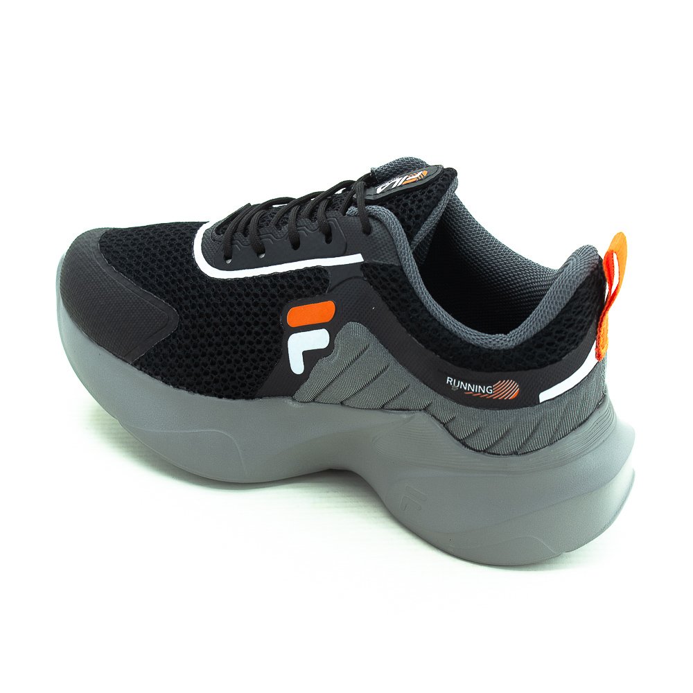 Tênis Infantil Menino Fila Progress - Preto Preto 3