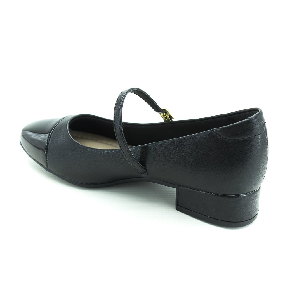 Sapato Feminino Moleca 5795.103 - Preto Preto 3