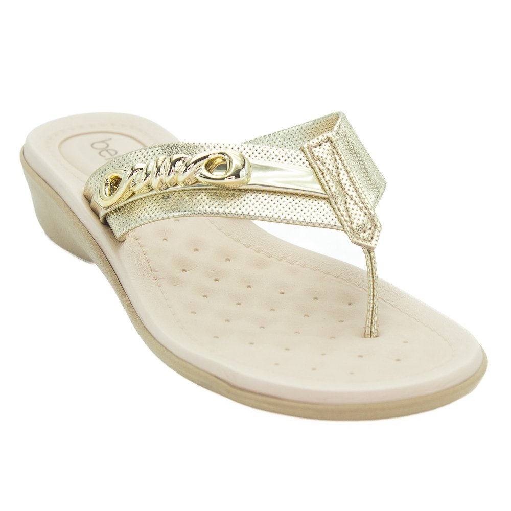 Tamanco Feminino Beira Rio 8224.871 - Dourado Dourado 2