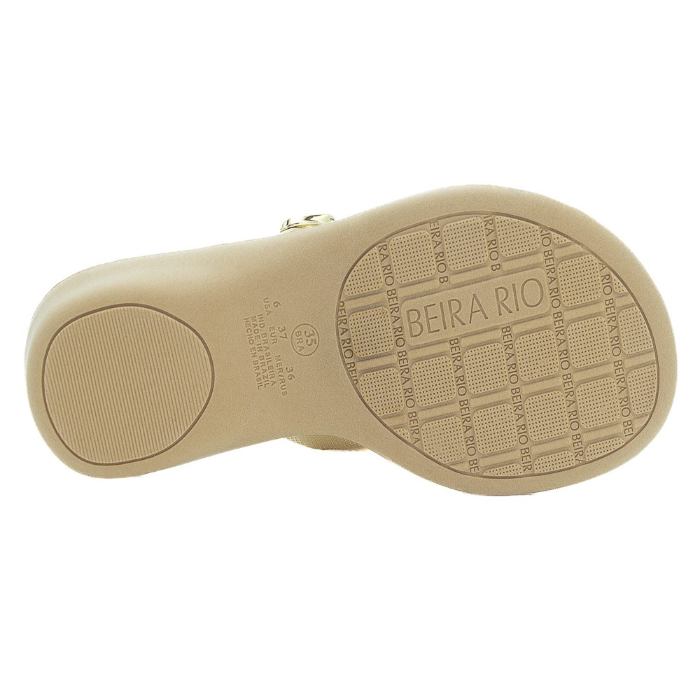 Tamanco Feminino Beira Rio 8224.871 - Dourado Dourado 4