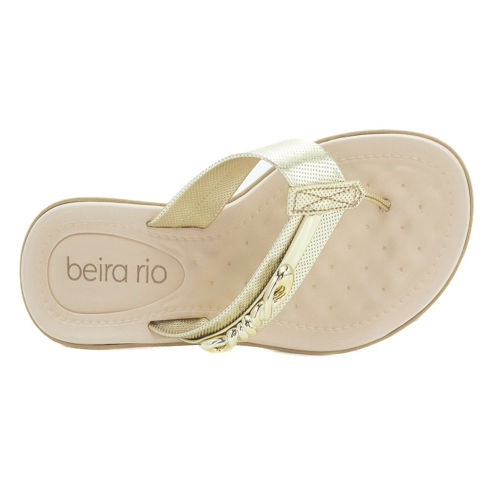 Tamanco Feminino Beira Rio 8224.871 - Dourado Dourado 5