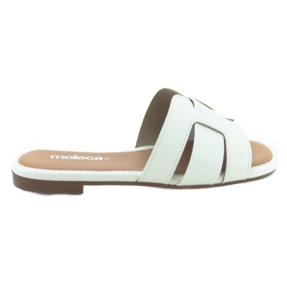 Rasteira Feminina Moleca 5435.553 - Branco