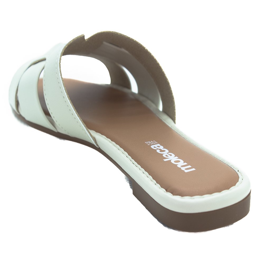 Rasteira Feminina Moleca 5435.553 - Branco Branco 3