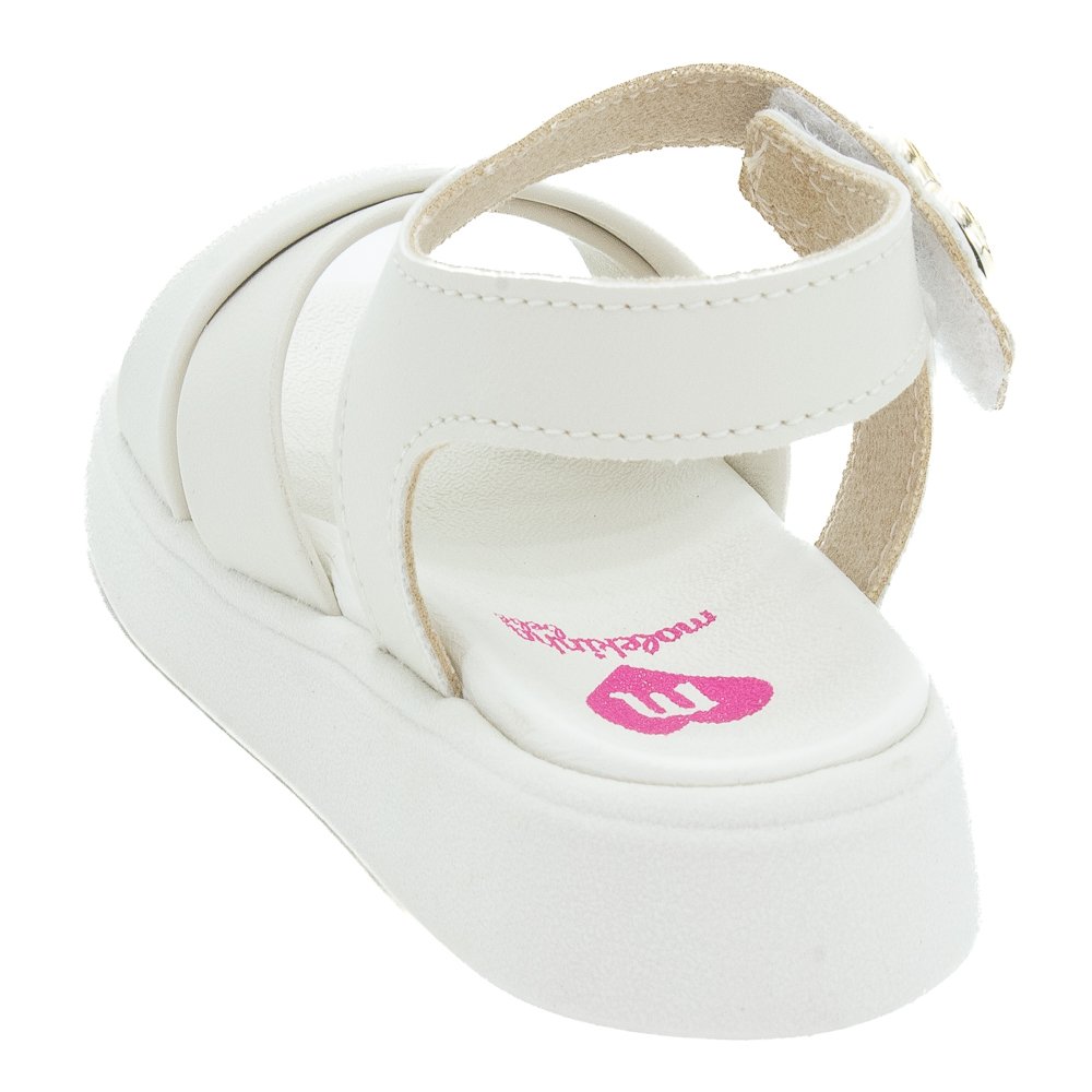 Sandália Infantil Menina Molekinha 2733.111 - Branco Branco 3