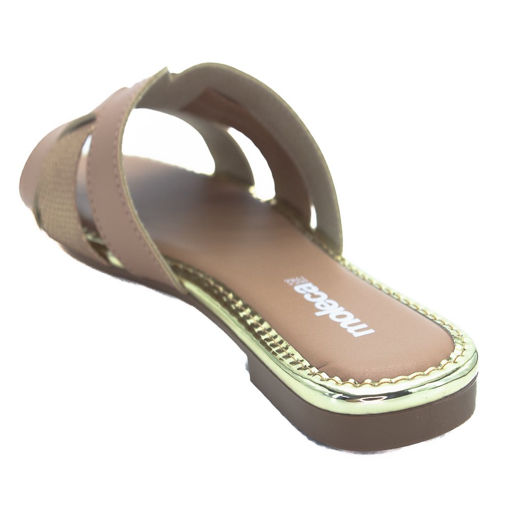 Rasteira Feminina Moleca 5435.553 - Nude Bege 3