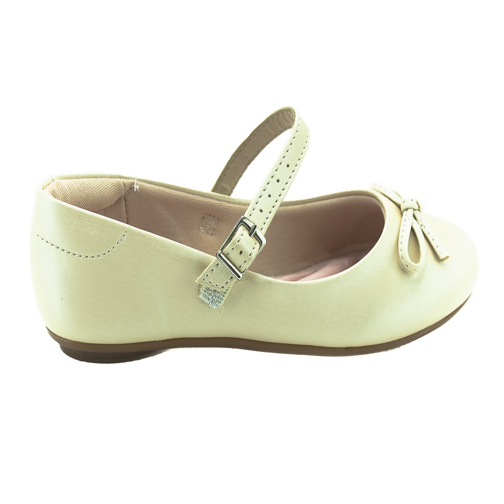 Sapatilha Infantil Menina Molekinha 2003.1131 - Creme