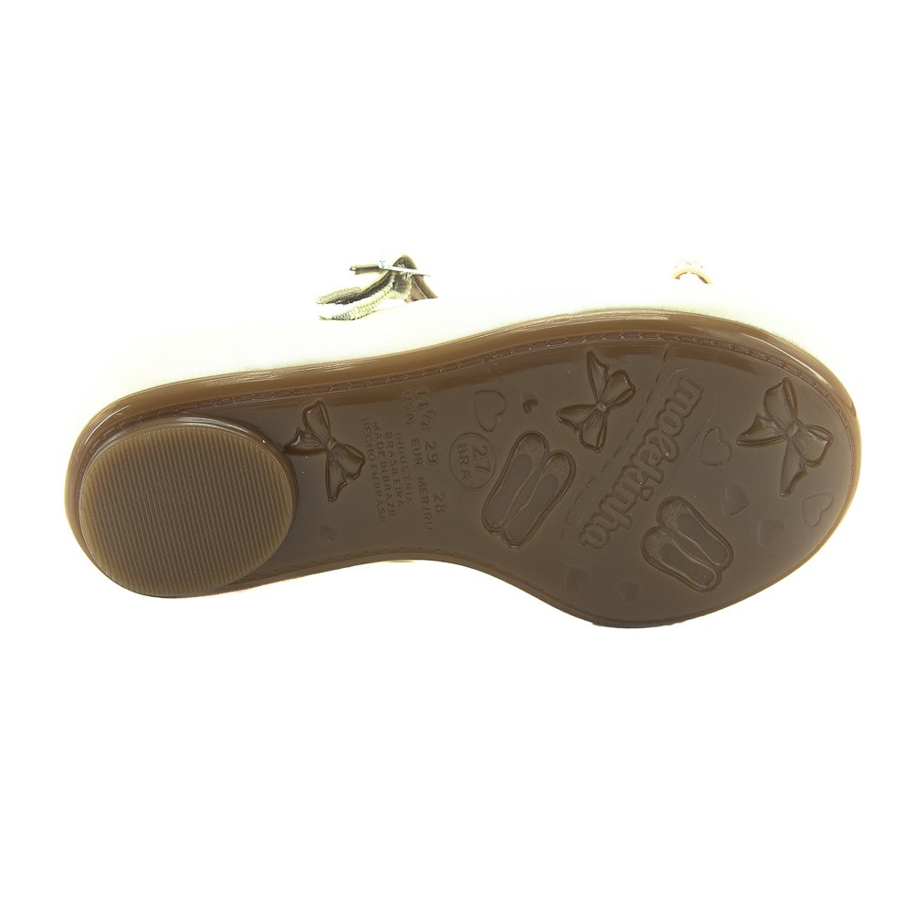 Sapatilha Infantil Menina Molekinha 2003.1131 - Creme Bege 4
